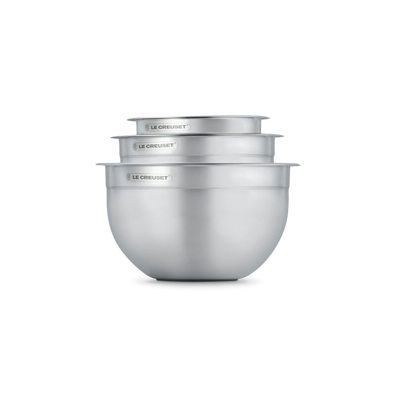 Le Creuset Stainless Steel Mixing Bowl Set 19/23/27cm image number 3